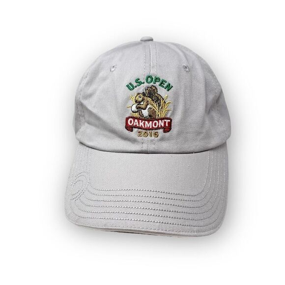 US Open Oakmont 2016 Golf Cap Hat USGA Adult Adjustable Strapback Gray OSFM - Picture 5 of 8